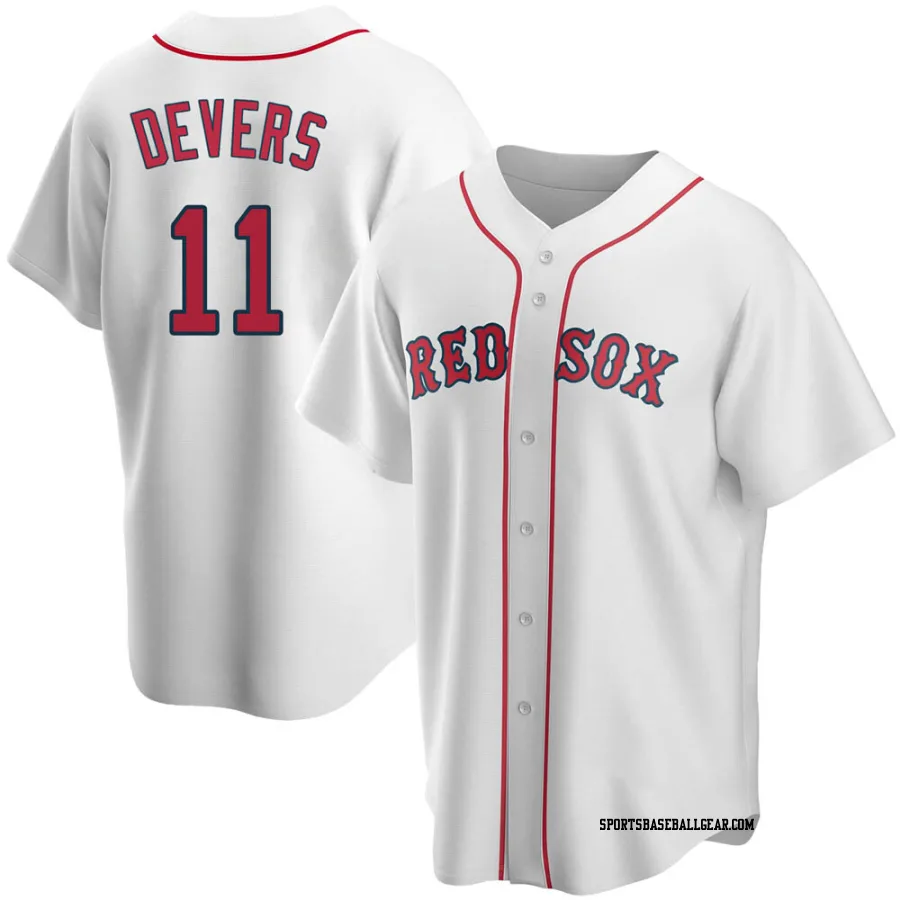Rafael Devers Men's Boston Red Sox White Replica Home Jersey
