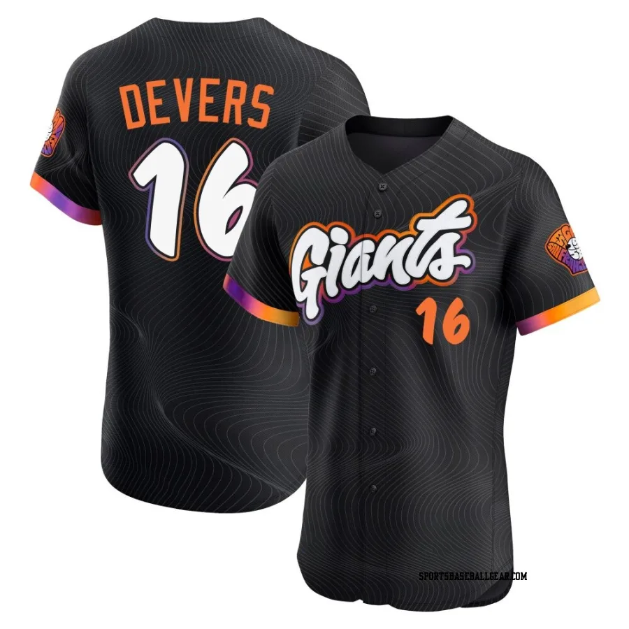 Rafael Devers Men's San Francisco Giants Anthracite Elite 2025 City Connect Jersey