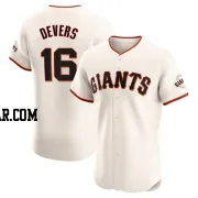Rafael Devers Men's San Francisco Giants Cream Elite Home Jersey