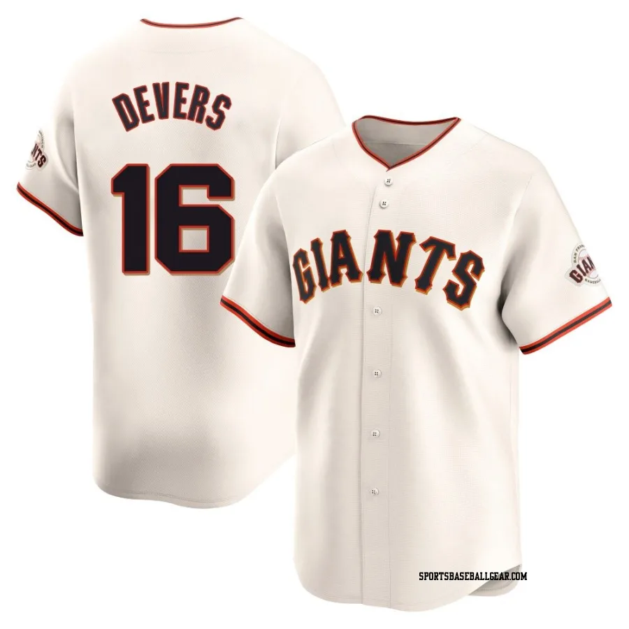 Rafael Devers Men's San Francisco Giants Cream Limited Home Jersey