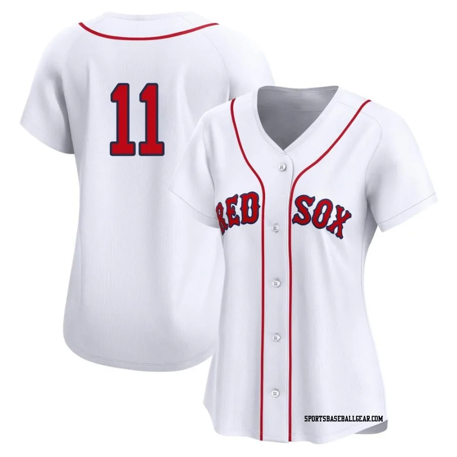 Rafael Devers Women's Boston Red Sox White Limited 2nd Home Jersey