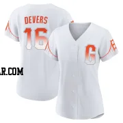 Rafael Devers Women's San Francisco Giants White Authentic 2021 City Connect Jersey