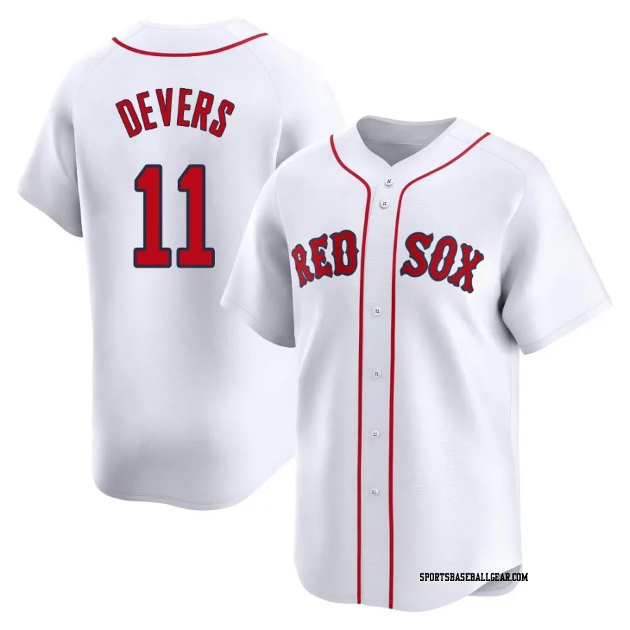 Rafael Devers Youth Boston Red Sox White Limited Home Jersey