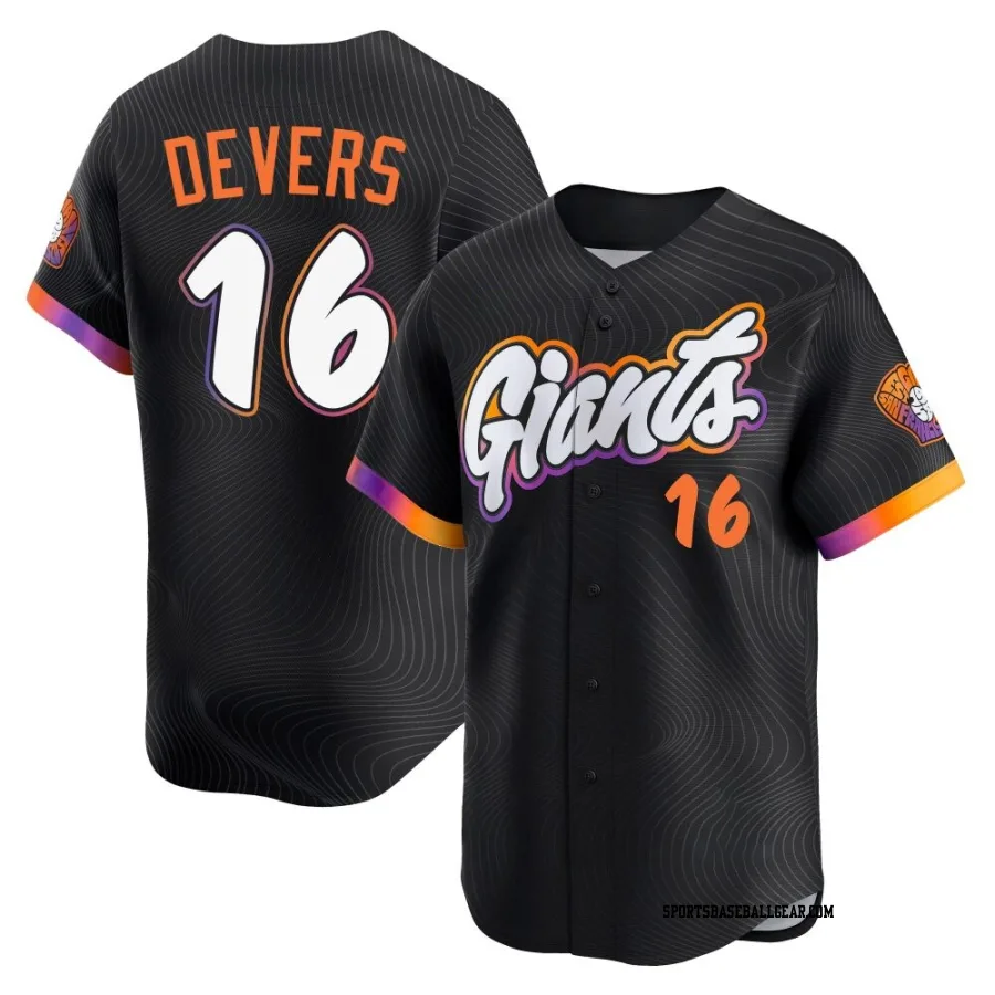 Rafael Devers Youth San Francisco Giants Anthracite Limited 2025 City Connect Jersey