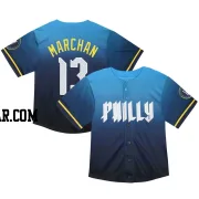 Rafael Marchan Toddler Philadelphia Phillies Blue Limited 2024 City Connect Jersey