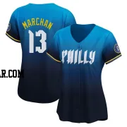 Rafael Marchan Women's Philadelphia Phillies Blue Limited 2024 City Connect Jersey