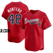 Rafael Montero Men's Atlanta Braves Red Limited Alternate Jersey