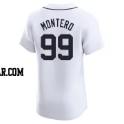 Rafael Montero Men's Detroit Tigers White Elite Home Jersey