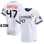 Rafael Montero Men's Houston Astros White Limited 2025 City Connect Jersey