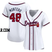 Rafael Montero Women's Atlanta Braves White Limited Home Jersey