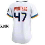 Rafael Montero Women's Houston Astros White Limited 2025 City Connect Jersey