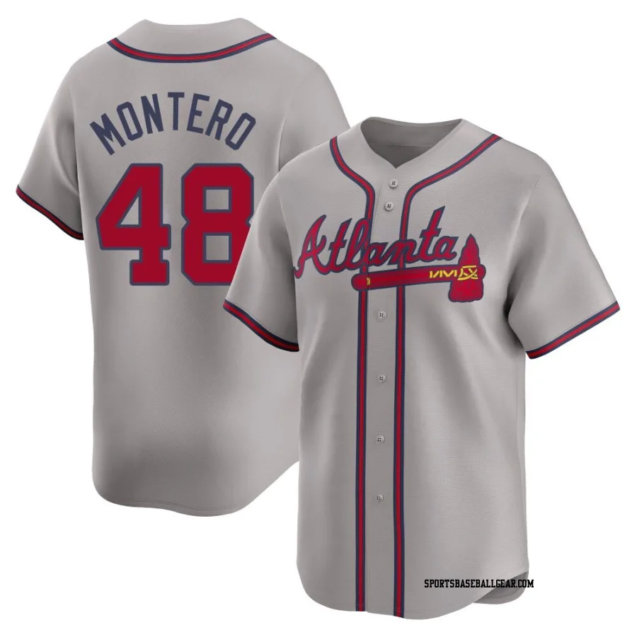 Rafael Montero Youth Atlanta Braves Gray Limited Away Jersey