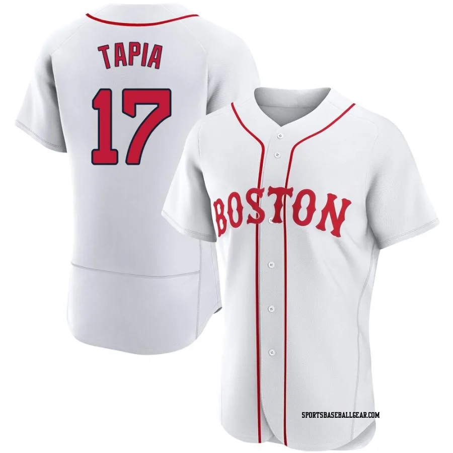 Raimel Tapia Men's Boston Red Sox White Authentic 2021 Patriots' Day Jersey