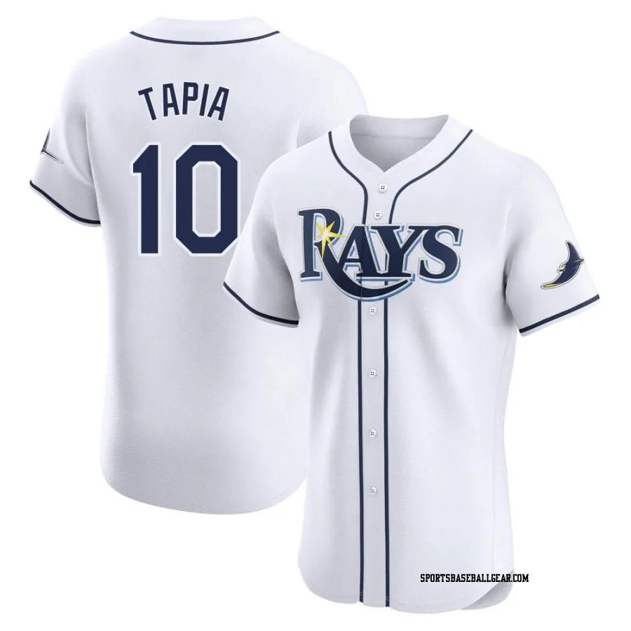 Raimel Tapia Men's Tampa Bay Rays White Elite Home Jersey