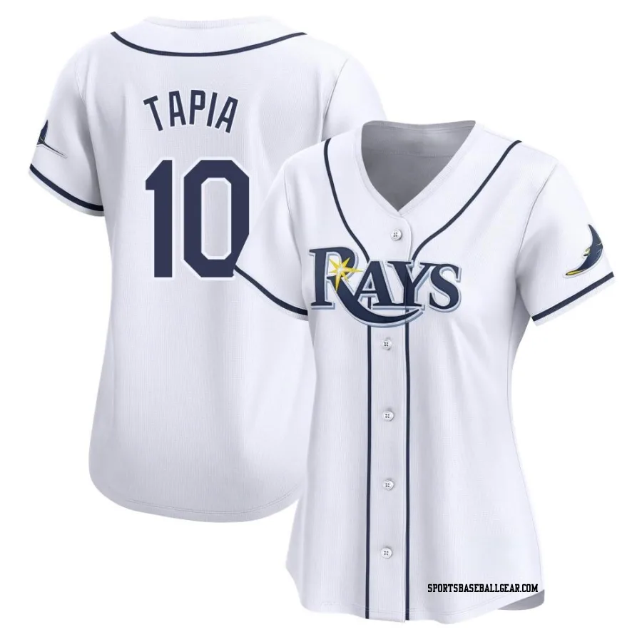 Raimel Tapia Women's Tampa Bay Rays White Limited Home Jersey