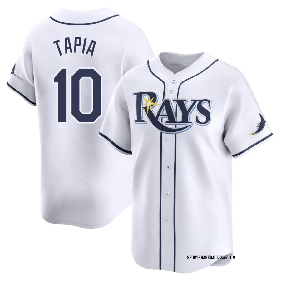 Raimel Tapia Youth Tampa Bay Rays White Limited Home Jersey