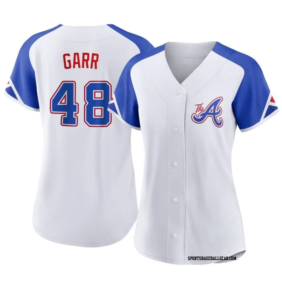 Ralph Garr Women's Atlanta Braves White Authentic 2023 City Connect Jersey