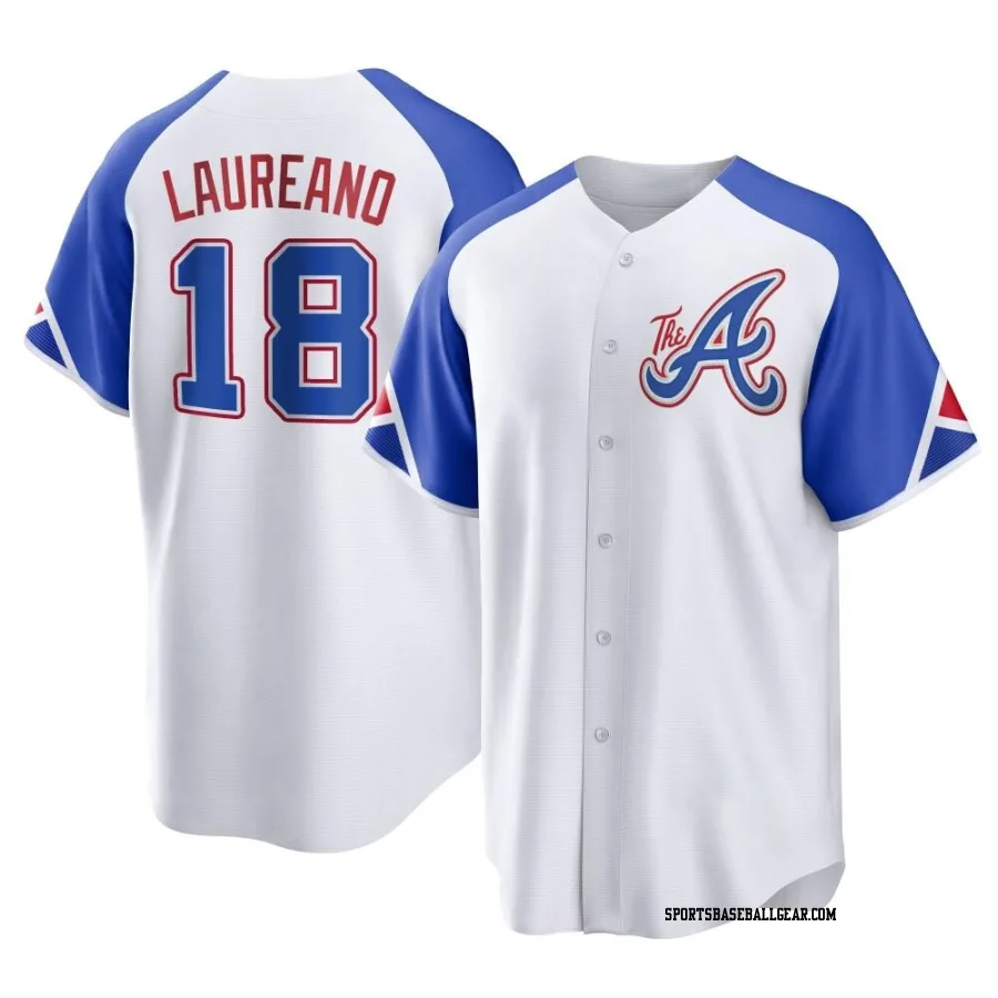 Ramon Laureano Men's Atlanta Braves White Replica 2023 City Connect Jersey