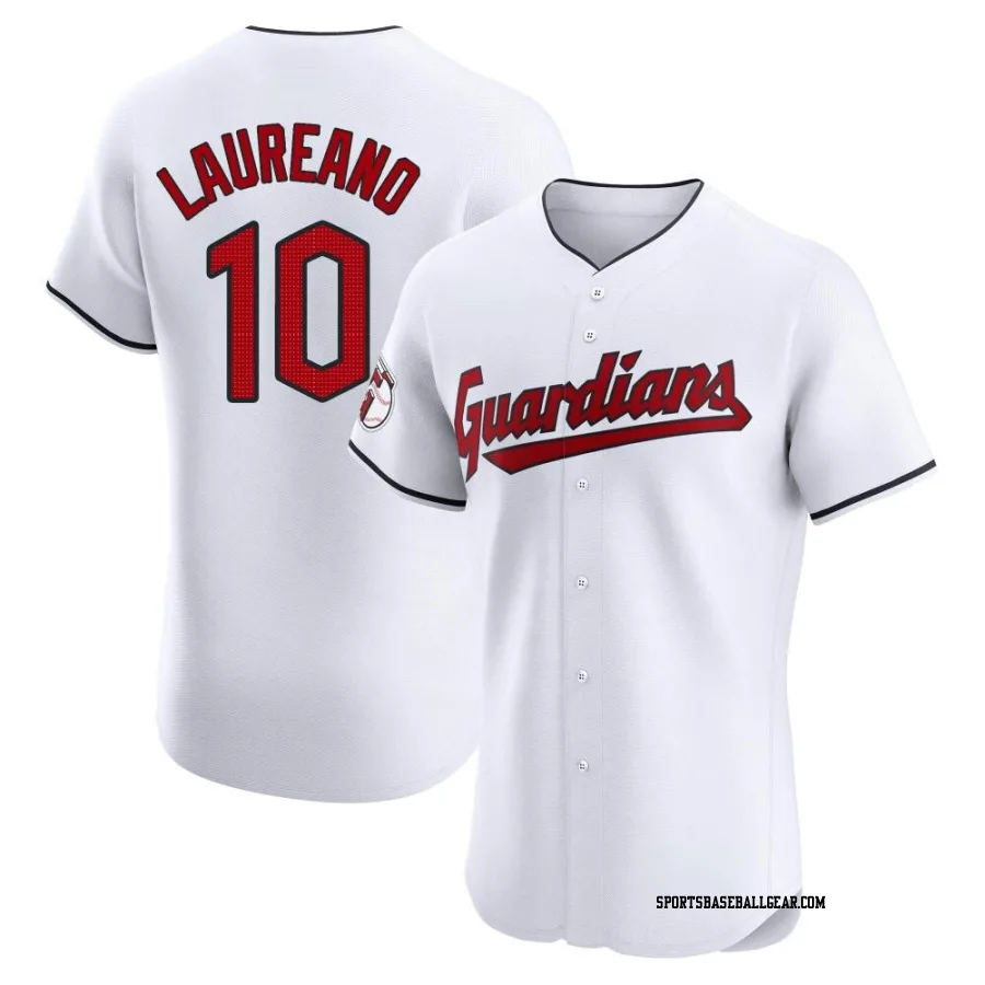 Ramon Laureano Men's Cleveland Guardians White Elite Home Jersey