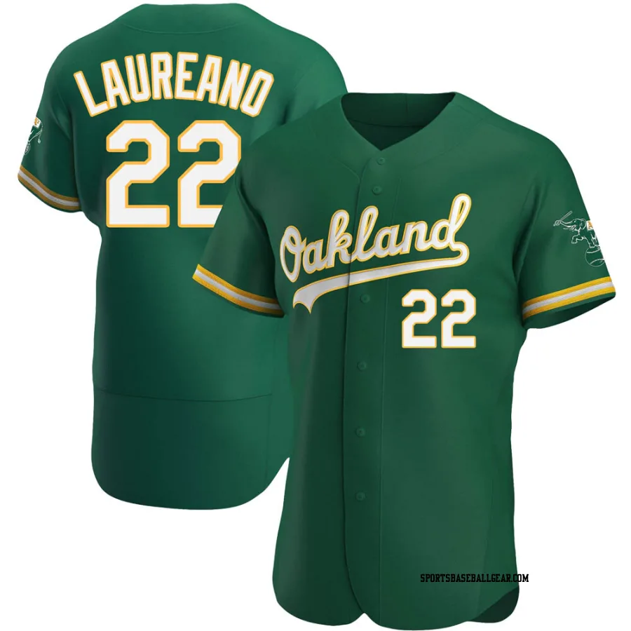 Ramon Laureano Men's Oakland Athletics Green Authentic Kelly Alternate Jersey