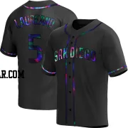 Ramon Laureano Men's San Diego Padres Black Holographic Replica Alternate Jersey