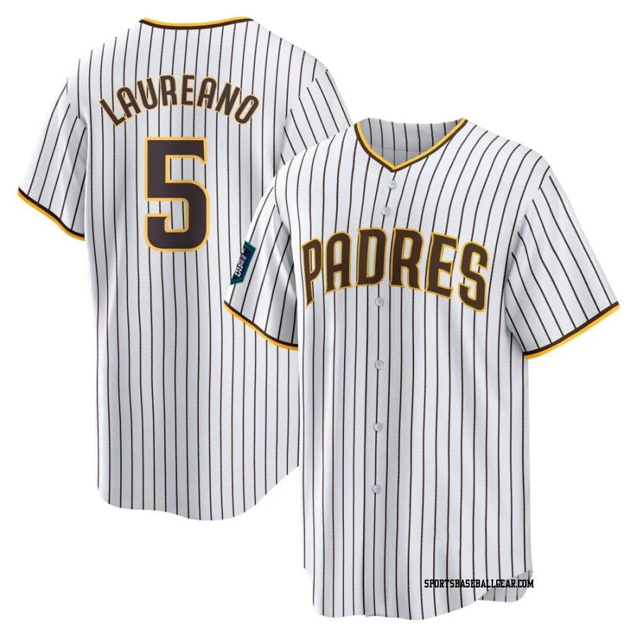 Ramon Laureano Men's San Diego Padres White Replica 2024 World Tour Seoul Series Home Jersey
