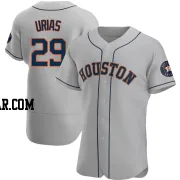 Ramon Urias Men's Houston Astros Gray Authentic Road Jersey
