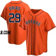 Ramon Urias Men's Houston Astros Orange Replica Alternate Jersey