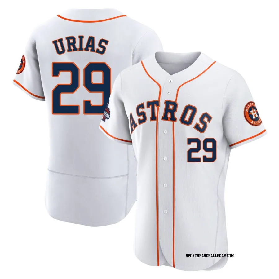 Ramon Urias Men's Houston Astros White Authentic 2022 World Series Champions Home Jersey