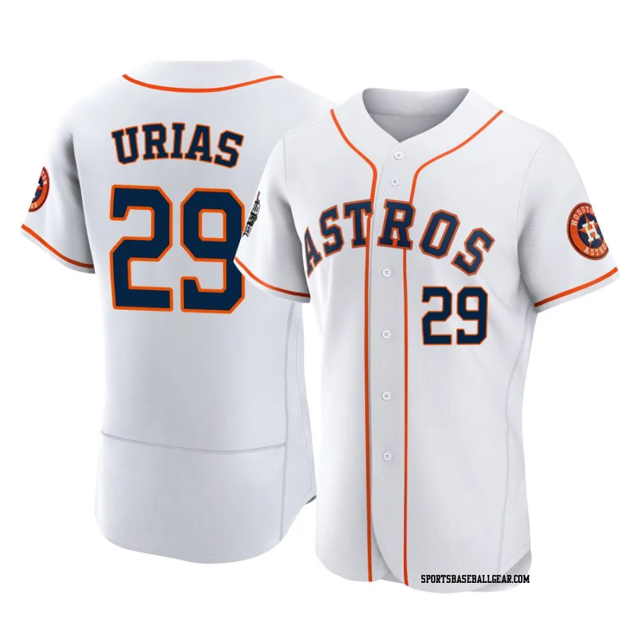 Ramon Urias Men's Houston Astros White Authentic 2022 World Series Home Jersey