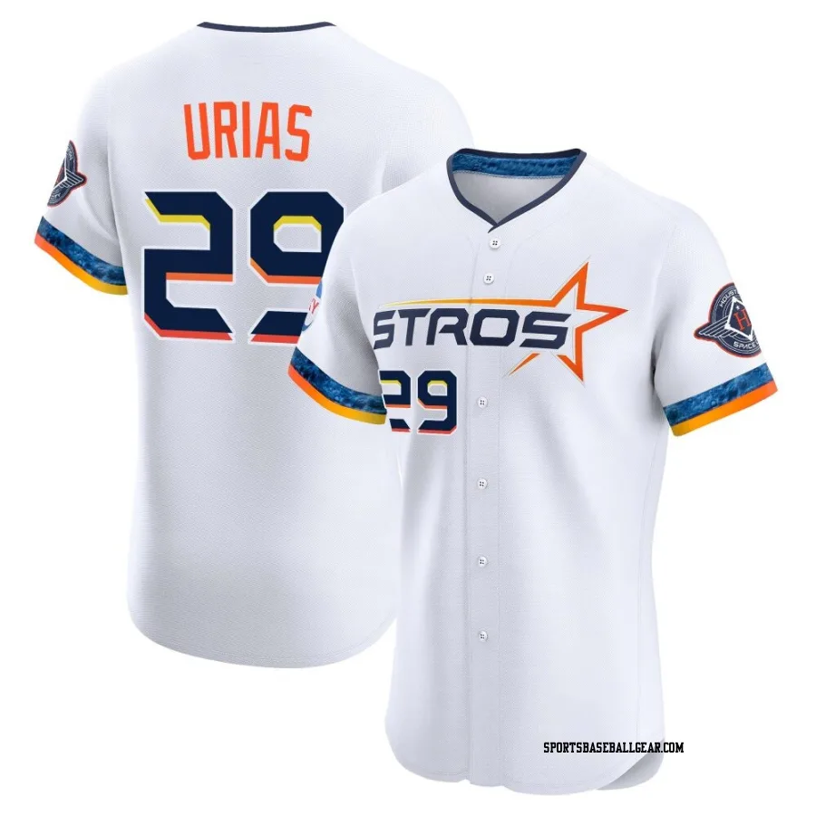 Ramon Urias Men's Houston Astros White Elite 2025 City Connect Jersey