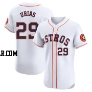Ramon Urias Men's Houston Astros White Elite Home Jersey
