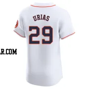 Ramon Urias Men's Houston Astros White Elite Home Jersey
