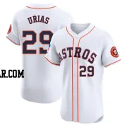 Ramon Urias Men's Houston Astros White Elite Home Patch Jersey