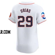 Ramon Urias Men's Houston Astros White Elite Home Patch Jersey
