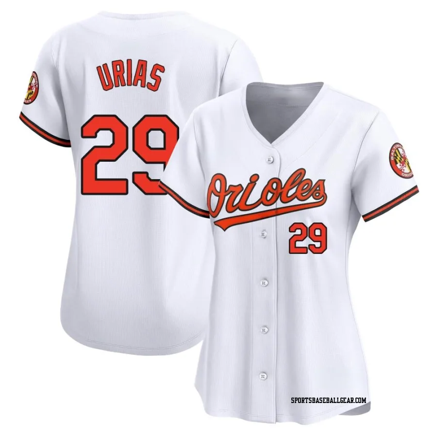 Ramon Urias Women's Baltimore Orioles White Limited Home Jersey
