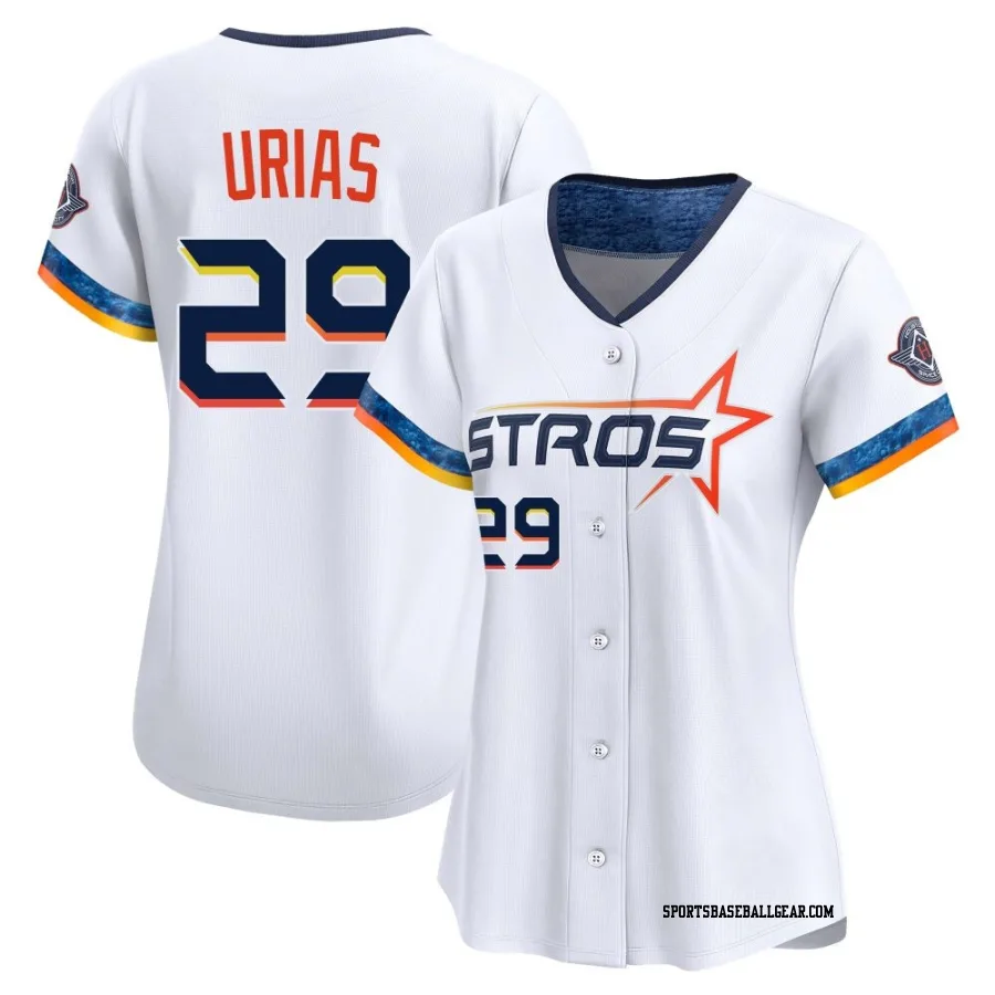 Ramon Urias Women's Houston Astros White Limited 2025 City Connect Jersey