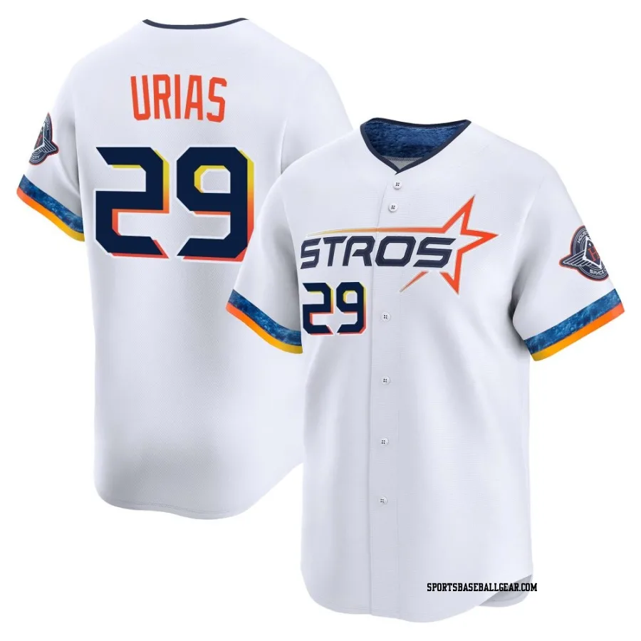 Ramon Urias Youth Houston Astros White Limited 2025 City Connect Jersey