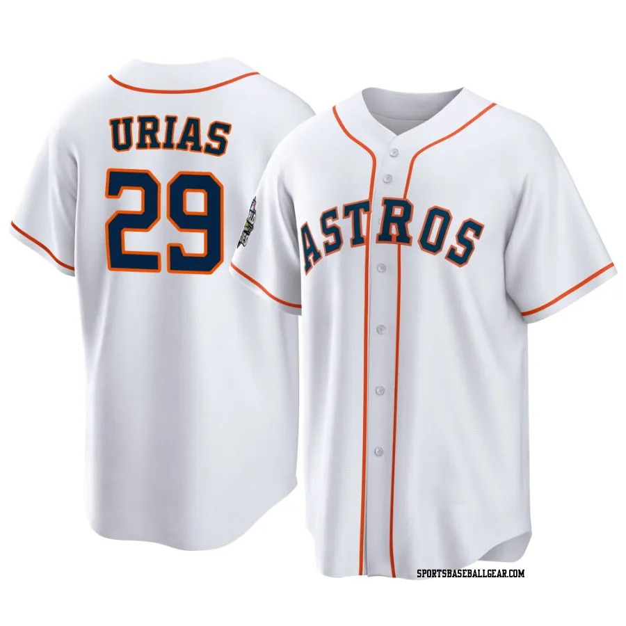 Ramon Urias Youth Houston Astros White Replica 2022 World Series Home Jersey