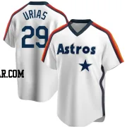 Ramon Urias Youth Houston Astros White Replica Home Cooperstown Collection Team Jersey