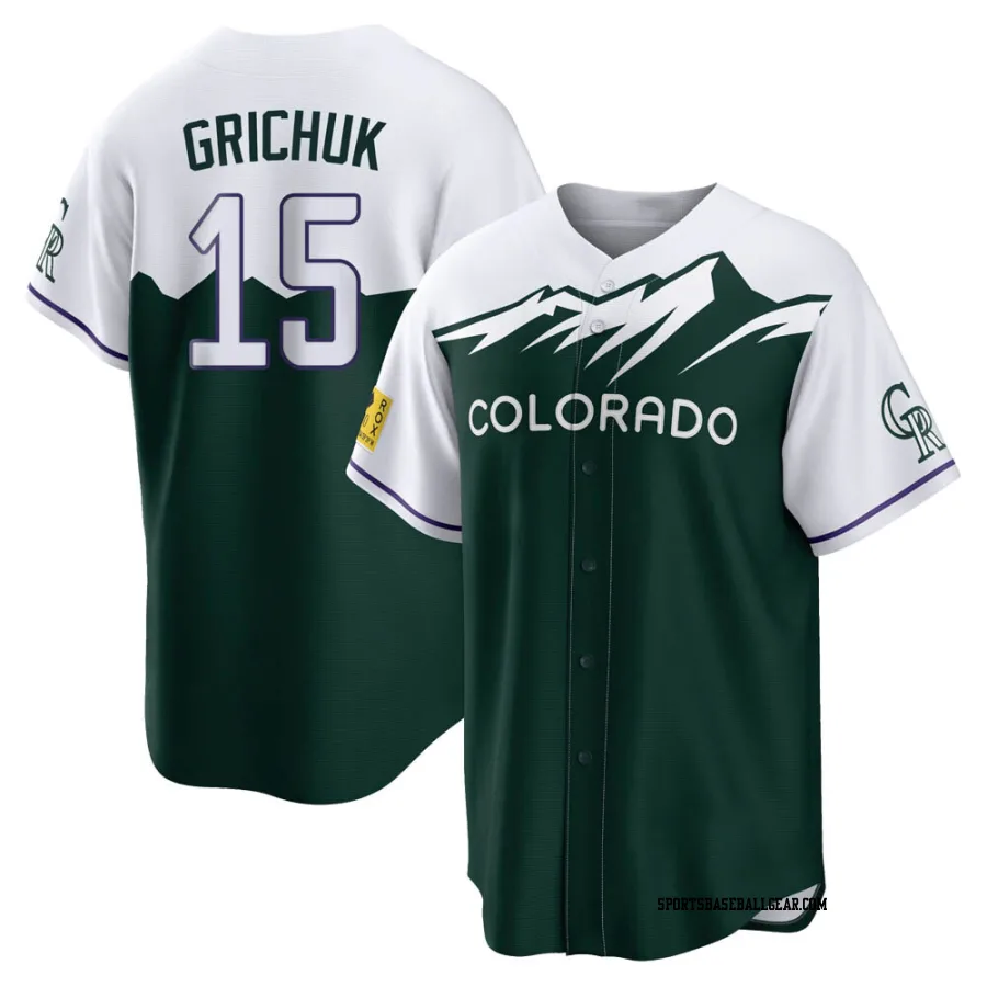 Randal Grichuk Men's Colorado Rockies Green Replica 2022 City Connect Jersey