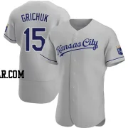 Randal Grichuk Men's Kansas City Royals Gray Authentic Road Jersey