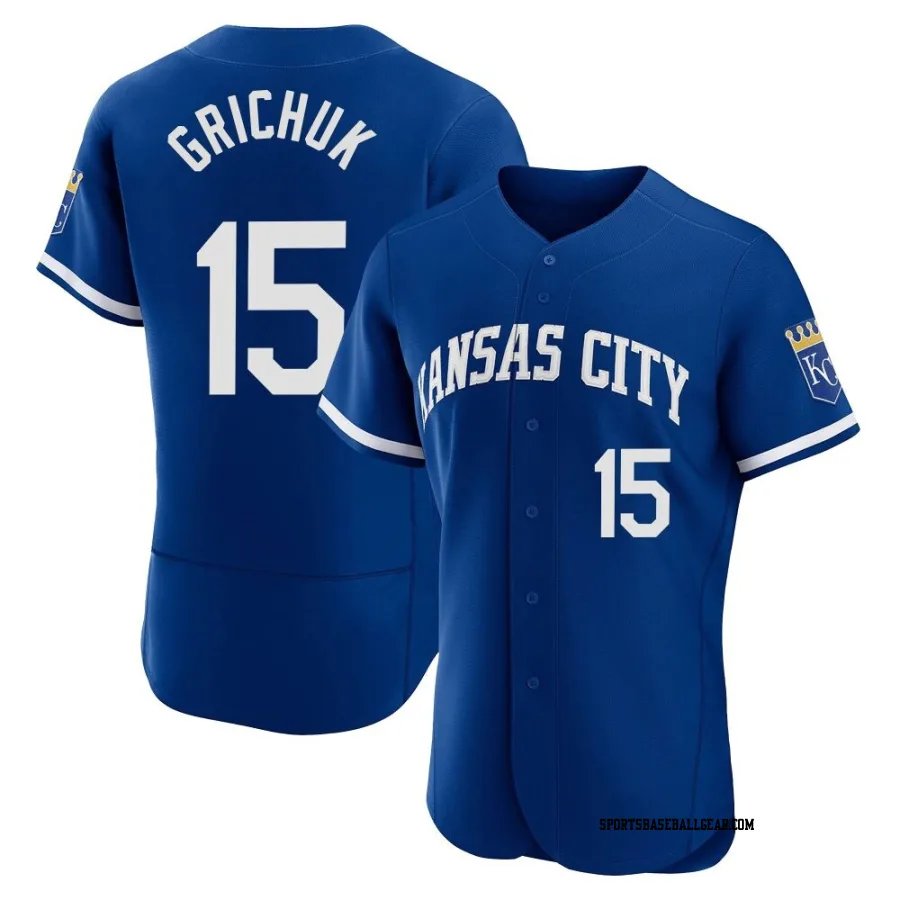 Randal Grichuk Men's Kansas City Royals Royal Authentic 2022 Alternate Jersey