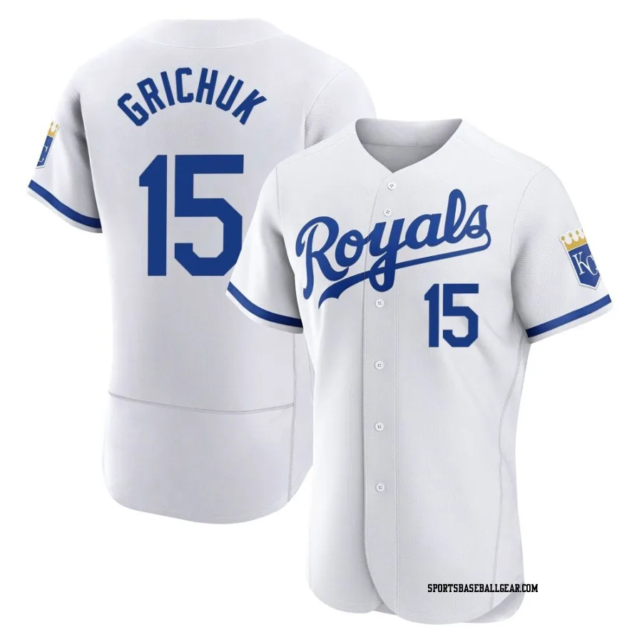 Randal Grichuk Men's Kansas City Royals White Authentic 2022 Home Jersey