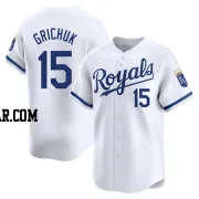 Randal Grichuk Men's Kansas City Royals White Limited Home Jersey