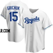 Randal Grichuk Men's Kansas City Royals White Replica Home Jersey