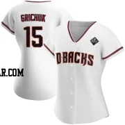 Randal Grichuk Women's Arizona Diamondbacks White Replica Home 2023 World Series Jersey