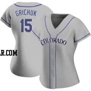 Randal Grichuk Women's Colorado Rockies Gray Authentic Road Jersey