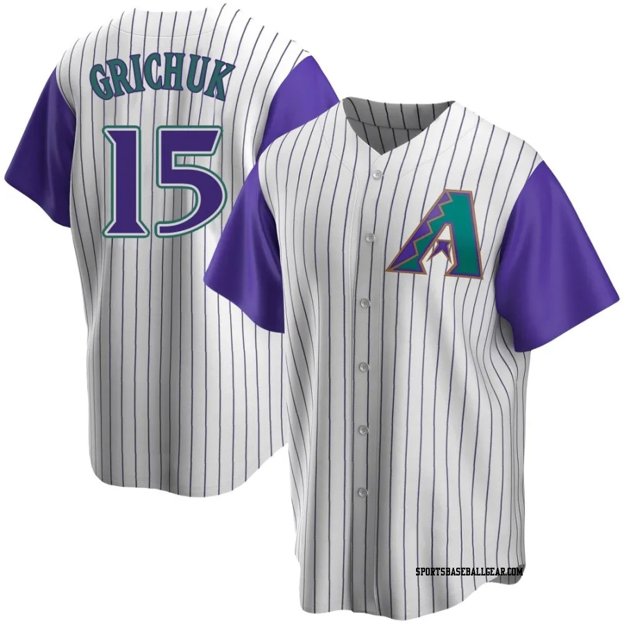 Randal Grichuk Youth Arizona Diamondbacks Cream/Purple Replica Alternate Cooperstown Collection Jersey