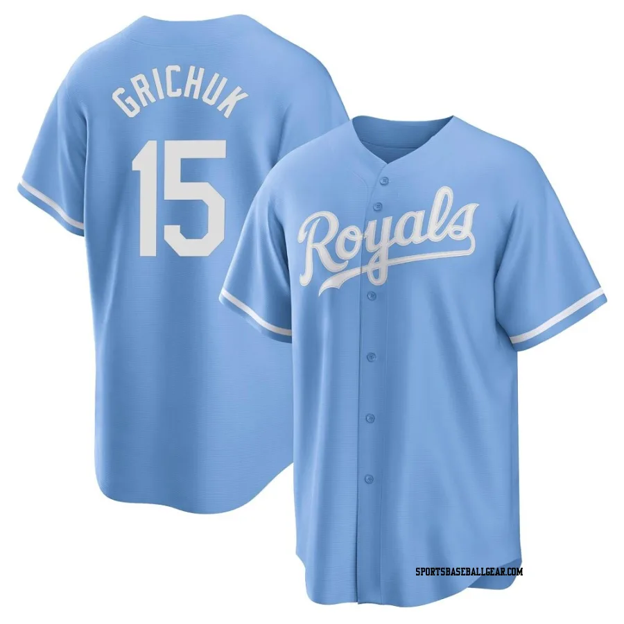 Randal Grichuk Youth Kansas City Royals Light Blue Replica 2022 Alternate Jersey